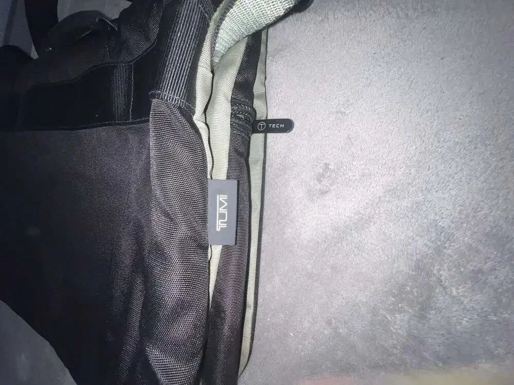 Tumi T-Tech Black Nylon Messenger Crossbody Bag